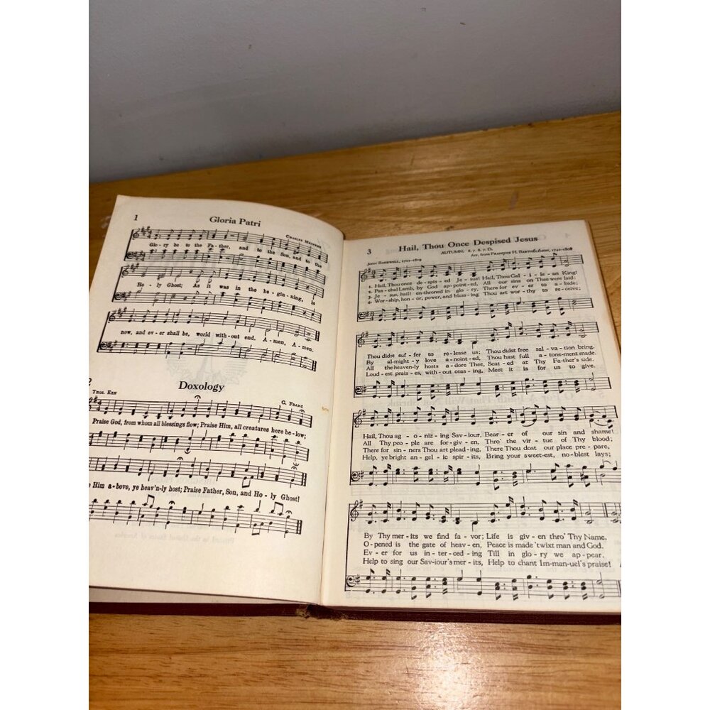 Vintage Cokesbury Worship Hymnal Hardcover Book Christian Songs Religious 1966 - Picture 10 of 15